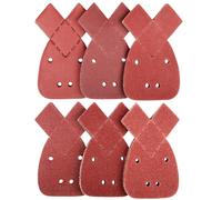 60 Pièces Mouse Sanding Sheet Feuille de Ponçage, 10 x 40/60/80/120/180/240 Grains Feuilles de ponçage avec détails de souris, Fit Black and Decker Detail Palm Sander by