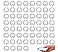 60 Pièces NFC Tag 25 mm Ntag213, Autocollants NFC NTAG213 - 25 mm, Réinscriptibles, 144 Octets, Étiquettes NFC Autocollantes Étanches pour Téléphones & Objets Connectés, Compatible Tous Appareils NFC