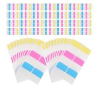 60 Pièces Onglets Adhésifs D'index Écrivable, PET | Repères Lumineux Brillants, Adhésif Puissant, Organisation Simple, pour Professionnels et Étudiants, Style Moderne
