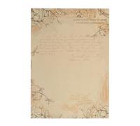 60 Pièces Papier à Lettres A4 Style Campagne Vintage | Motifs Élégants, Format A4, Papier pour Maison et Loisirs Créatifs, Lot Pratique pour Notes et Courrier Plusieurs styles