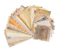 60 Pièces Papier de Scrapbooking Rétro Découpable, Lot de Deux | Surface Lisse, Facile à Écrire, Pliable, Usage Correspondance, Déco Créative, Fournitures Papier Style Aléatoire
