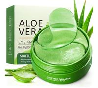 60 PièCes Patch Aloe Vera Yeux,Patch Yeux Anti Cernes,Hydratants, Raffermissants,Contre Les Poches Et Les Signes De Fatigue,Soin Nourrissant Pour Le Contour Des Eyes,Soins Visage