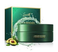 60 Pièces Patch Anti-Cernes Avocat et Collagène, Avocado Under Eye Patch Contre Rides et Ridules, Patches Masque Hydratant Yeux, Soulage les Poches, Skincare Contour Yeux Femme et AntiCerne Homme