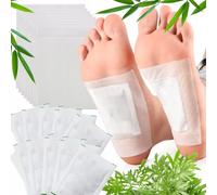 60 Pièces Patch Detox Pieds aux Herbes Naturelles, Patch Detox Pieds Perte de Poids, Patch Pied Detox, Amélioration de la Qualité du Sommeil, Soulager le Stress, Favorise la Circulation Sanguine