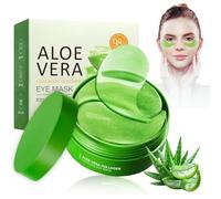 (60 pieces) Patch yeux à l’aloe vera et au collagène - Patch anti cernes hydratant et rafraîchissant, patch poche sous les yeux pour femmes et hommes