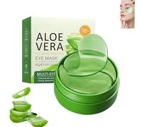 60 Pièces Patch Yeux Anti Cernes, Masque pour les Yeux Aloe Vera, Yeux Éclaircir Les Cernes, Patch Yeux Collagene et Acide Hyaluronique,Anti-Âge Améliorer Les Rides et Ridules poche sous les yeux
