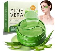 60 Pièces Patch Yeux Anti Cernes,Patch Aloe Vera Yeux Éclaircir Les Cernes,Patchs pour Les Yeux Collagène,Nourrit et lisse le contour des yeux,Contre Rides et Ridules, Soulage les Poches, Anti Âge