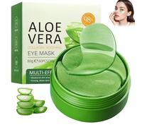 60 Pièces Patch Yeux Anti Cernes,Patch Yeux Collagene et Acide Hyaluronique,Masque pour les Yeux Aloe Vera,Yeux Éclaircir Les Cernes,Contre Rides et Ridules, Soulage les Poches, Anti Âge