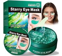 60 Pièces Patchs Yeux au Collagène et Acide Hyaluronique - Masque Hydratant Anti-Cernes, Poches, Rides et Pattes d'Oie - Soin Contour des Yeux Anti-Âge pour Femmes et Hommes (Algues)