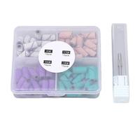 60 pièces petites bandes de ponçage pour perceuses à ongles, forets à ongles petites bandes de ponçage, avec petit mandrin et 4 types pour perceuse à ongles, manucures et pédicure