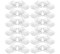60 Pièces Pinces à Badge en Acrylique Transparentes, Petits Clips | Design Simple et Créatif, Usage en Conventions et Bureau, Fixation de Photo