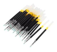 60 Pièces Recharge de Stylo 0,5mm Noire PP, Écriture Fluide | Encre Régulière et Anti-fuite, pour Stylos Signature, Blocs-notes, Bureau, Préparation aux Examens et Rédaction Quotidienne