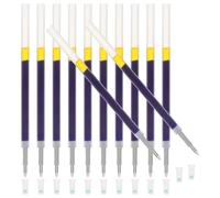 60 Pièces Recharges de Stylo Gel 0,5mm, Écriture Fluide | PP Bleu, Anti-fuite et Propre, pour Stylos Neutres Standards, Étude, Dessin et Usage Quotidien