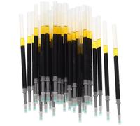 60 Pièces Recharges D'encre pour Stylos Gel 0,5mm Noir, Bureau | Format PP Portable, Écriture Fluide sans Bavure, Usage Professionnel, Préparation aux Examens, Journaling et Pages