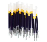 60 Pièces Recharges pour Stylo Gel Bleu 0,5mm, Écriture Fluide | PP, sans Fuite D’encre, Lot, pour Prise de Notes, Bureau, Élèves et Examens