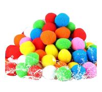60 Pieces Reusable Water Sponge Balls for Kids, Colorful Fun Sponge Water Balls for Summer Beach Pools Outdoor