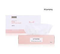 60 Pièces/Sac Tampons De Coton Du Visage Nettoyage Dissolvant De Vernis À Ongles Outil De Maquillage De Tissu Cosmétique