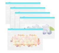 60 Pièces Sachet Congelé Reutilisable Zip,23×14×4 cm | Sachet Congelation sans BPA,Sac Congelation Zip pour Aliments,Reusable Freezer Bags pour Conservation Légumes Fruits Viande