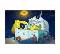 60 pièces Schmidt Spiele Kinder Puzzle Molly Monster un frère ou une sœur 56228