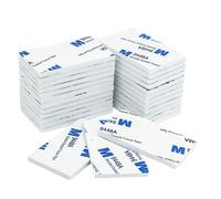 60 Pièces Scotch Double Face Extra Fort,Adhesif Double Face Extra Fort Mousse,Ruban Adhésif Double Face Pour Intérieur et Extérieur,Étanche,Ruban de Montage,Mousse PE (30 mm x 50 mm)