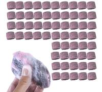 60 Pièces Tampon Jex avec Savon,Tampon De Savon en Laine d'acier,Tampons Jexs Brosses À Récurer Métalliques Anti-Rayures,Tampons À Récurer en Métal Anti-Rayures pour Casserole