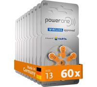 6 Piles Auditives p13 Power One Zinc-Air