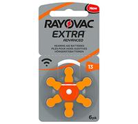 60 piles auditives Rayovac 13 Extra advanced / pile auditive PR48 / piles pour appareils auditifs / 13AE,A13,DA13,P13,PR13H