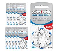 60 Piles Auditives Rayovac Implant Pro+ / pile auditive implant cochléaire / AE675