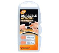 60 Piles Duracell Activair Type 13 pour appareils auditifs, Orange