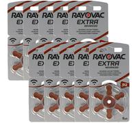 60 piles Rayovac pour appareils auditifs Varta HA312, PR41, 4607, Acoustic Special max. 180mAh, 5000252003205