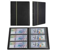 60 Poches Album de Billets,Billets Collecte Titulaire,Album Billets de Banque,Album Billet de Banque Collection,Porte-Billets pour collectionneurs,aux Billets de Banque,aux factures,aux Timbres,etc.