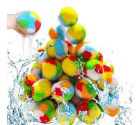 60 Reusable Water Balls - 5cm Colored Absorbent Balls | Summer Pool And Girls | Fun Outdoor Play For Lawn, Beach, Parties And Games,Endless Outdoor,