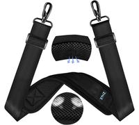60"" Sangle de sac universelle avec coussinet respirant fixe ultra épais,bandoulière réglable et robuste pour sac d'ordinateur portable,sac de sport,sac pour appareil photo et plus,B01K01