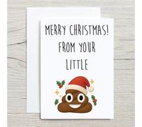 60 Second Makeover Carte de Noël « Merry Christmas From Your Little Shit »