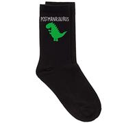 60 Second Makeover Limited Chaussettes pour homme Postman Dinosaure Postmanasaurus Noir