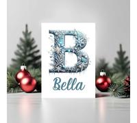 60 Second Makeover Limited Christmas Cards Carte de vœux personnalisée Winter Wonderland avec enveloppe intérieure noire