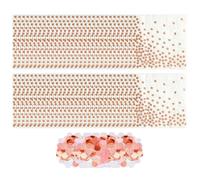 60 Serviettes En Papier Or Rose Sur Blanc, 1 Paquet De Miettes, Serviettes Roses, Serviettes Or Rose, Décoration De Table