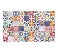 60 stickers carrelages azulejos vintage multicouleur