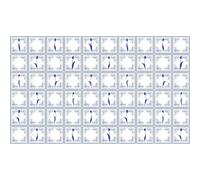 60 stickers carrelages delft Texel