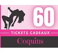 60 TICKETS CADEAUX COQUINS: Bons coquins et Torrides à offrir à son ou sa chéri(e) pour un plaisir à deux pour couple Homme et ou Femme |Cadeau idéal ... cm | 8,25 x 6 in | SUPER IDÉE CADEAU COQUIN