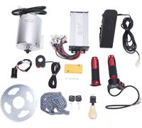60 V 2500W kit moteur sans balais 4800 tr / min en alliage d'aluminium faible bruit -DIY -installation pour scooter électrique moto Go Kart