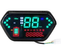 60 -V - Tachymètre -Kilomètre Affichage LCD numérique Universel pour moto électrique