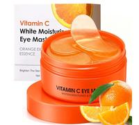 60 Vitamin-C Under Eye Patches,Hydrating Gel Eye Masks with Vitamin C & Collagen for Dark Circles,Puffiness & Fine Lines,Anti-Cernes Patchs Yeux Anti-Poches & Anti-Âge Under Eye Treatment