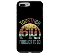 60 Wedding Anniversary for Couple Best 60th Year of Marriage Coque pour iPhone 7 Plus/8 Plus