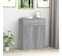 60 x 30 x 75 cm | Table console en bois multicouche pour couloir, salon, cuisine et salle de bain | Buffet et tiroir de rangement élégant