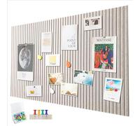 60 x 40 cm, grand tableau en liège, mur décoratif en liège feutré, 0,9 cm d'épaisseur, tableau photo pliable avec bande auto-adhésive, feutre auto-adhésif, épingles pour feutre, chameau