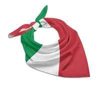 60 x 60cm, bandanas carré léger, écharpe drapeau italien pour femmes