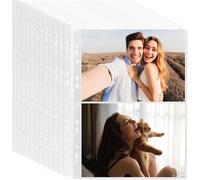 60 X A4 Perforated Transparent Photo Sleeves For Collecting Cards (22 X 15.5 Cm)