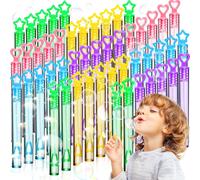 60 X Soap Bubbles,Children's Soap Bubbles In 6 Colours,Soap Bubble Set,Rich And Colourful Bubble Soap For Children's Games,Birthdays,Weddings,Pinata.[L55]