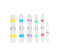 600/50Pcs Heat Shrink Butt Crimp Terminals Waterproof Solder Seal Electrical Connectors Wire Cable Splice Kit NWPNLXEA(250 PCS)